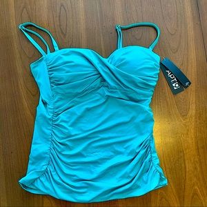 NWT Apt. 9 Teal Tankini Top